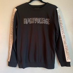 Amplify Boys Sweatshirt High Voltage Black & White